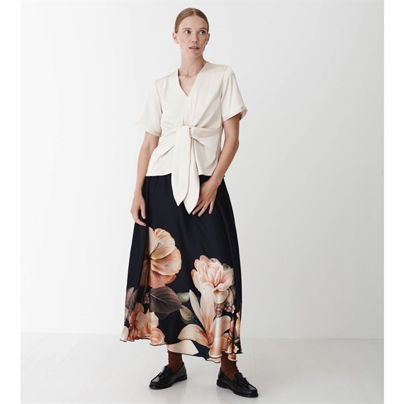 Karmamia Blair Bluse, Semi Rich Porcelain